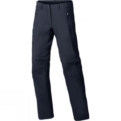 Pantalones Vaude Farley Stretch Zip Off T-Zip Mujer Azul Marino - Chile JAQ932647